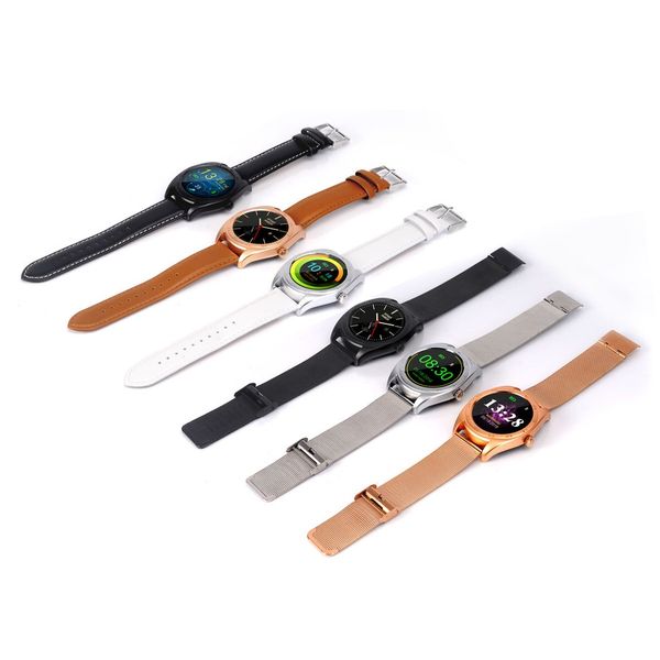 

fashion k89 smart watch round screen smartwatch 4.0 bluetooth 1.2 inch screen watch for iphone ios android phone for men women