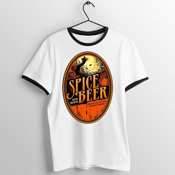 

черный обрезка унисекс dune специй пиво спайс must flow работа printed tee