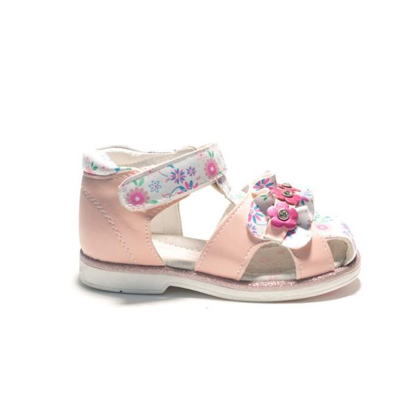 

sandals summer classic fashion children shoes toddler girls kids pu leather flowers, Black;red