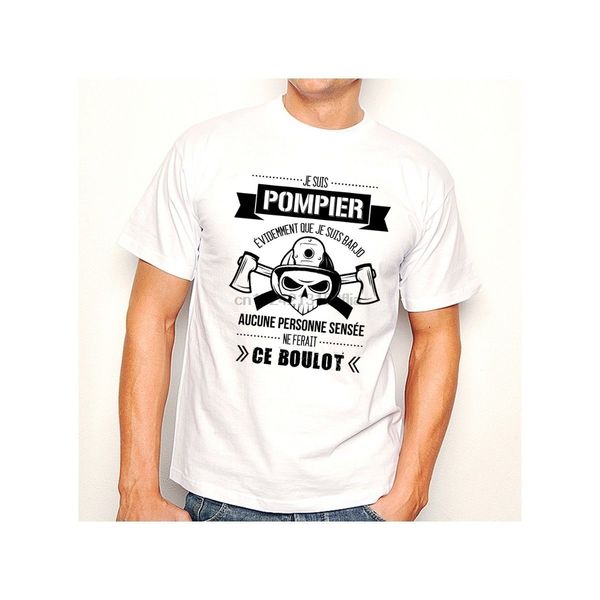 

t-shirt pompier barjo printed men t-shirt short sleeve funny tee shirts new short sleeve round collar mens t shirts fashion 2020