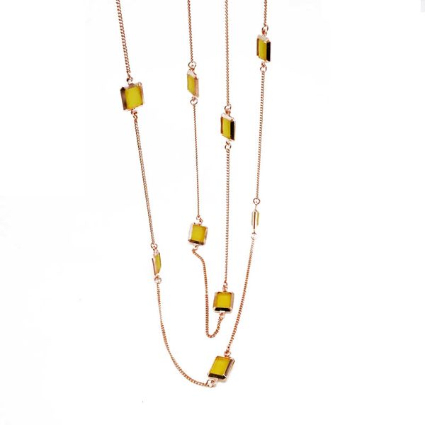 

pendant necklaces simple long necklace elegant sweater jewelry, Silver