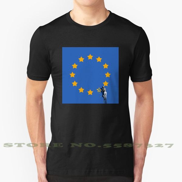 

banksy brexit eu flag take down fashion vintage tshirt t shirts banksy brexit bollocks to boris politics remain eu flag mafia