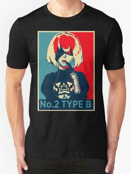 

new 2b nier h o p e poster mens t-shirt size s - 2xl homme t shir