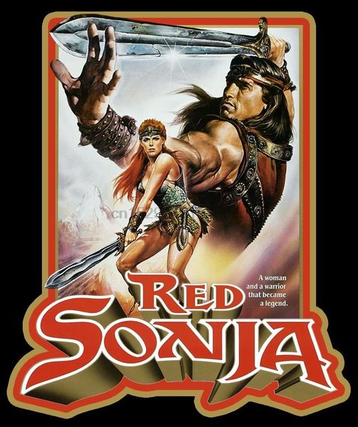 

80 classic red sonja poster art custom tee any size any color