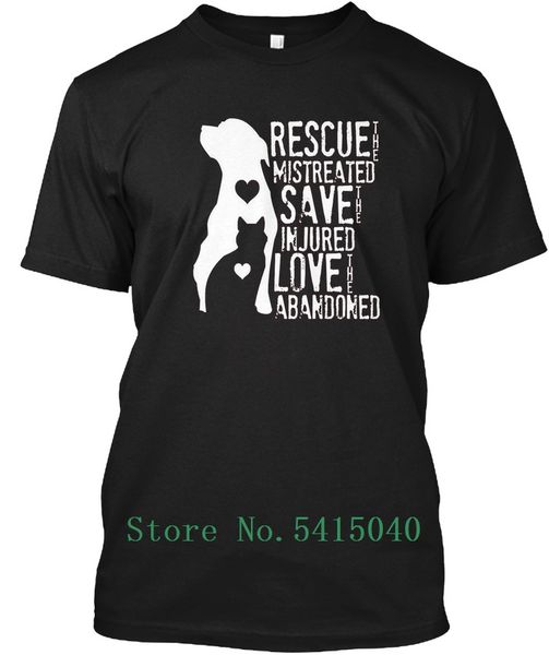 

спасательная сохранить любовь животные dog lover - травмированный жестокого обращение vintage tagless tee t-shirt