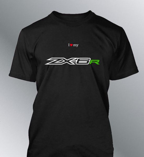 

tee shirt personnalise zx6r s m l xl xxl homme col rond moto ninja zx 6r new 636