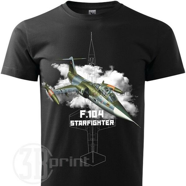 

f-104 starfighter plane jet fighter flugzeug t-shirts