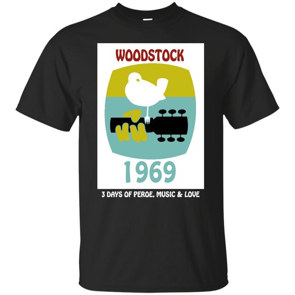 

woodstock 1969 original concert fan women men t shirts short sleeve s 2xl for youth middle-age the elder tee shirt