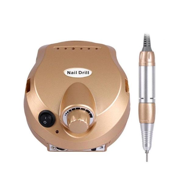 

2020 новые 35000rpm electric nail drill machine file kit bits маникюр педикюр комплекты ногтя сверлильный станок шлифовальные гвозди инструм