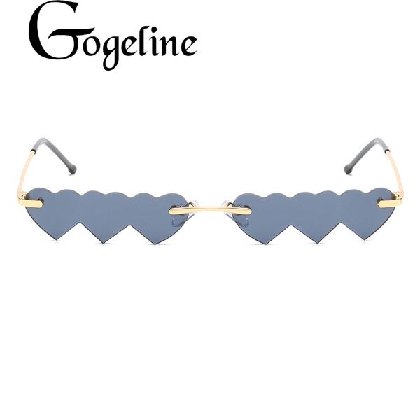 

2020 small heart glasses for sunglasses red men luxury fashion women pink punk rimless vintage unique sun female rectangle ajvuj