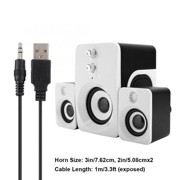 

usb wired deskcomputer speaker set multi-media subwoofer speaker mini for deskcomputer notebook