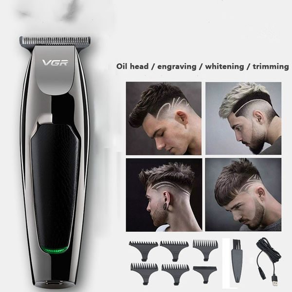 

v30 professional waterproof hair trimmerdisplay men's hair clipper grooming low noise clipper titanium ceramic blade razor