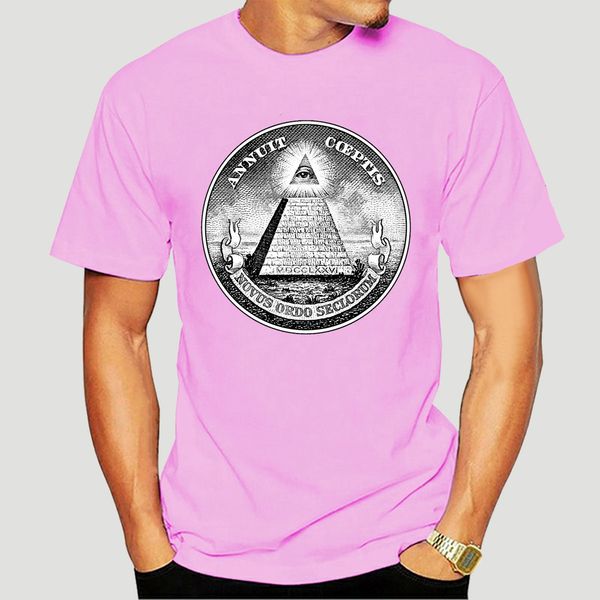 

illuminati мэйсон масонские доллар пирамида eye t shirt wounisex 1309 сша размер em1-3600d