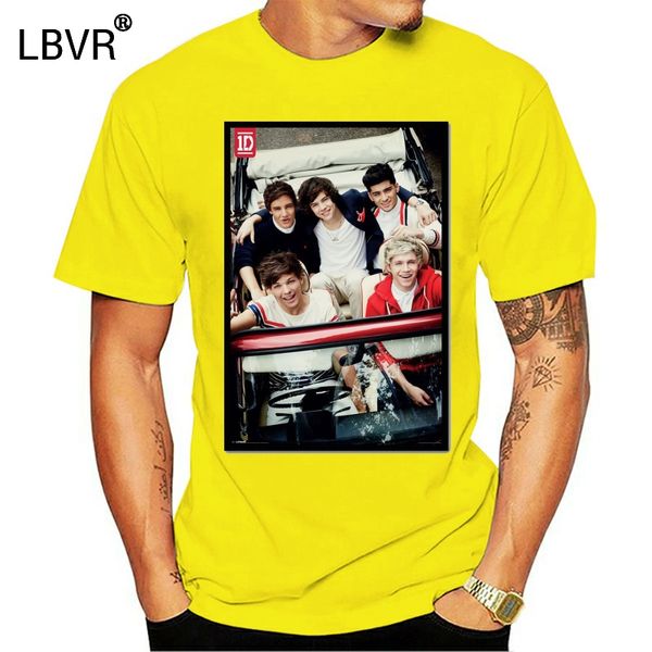 

one direction cruzin' t-shirt white 100% хлопок new.s m l slim fit английский поп-t shirt men summer casual