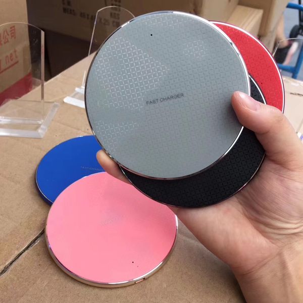 

10w metal wireless charger for iphone x xs max xr fast quick qi charger wireless charger charging pad stand for samsung s9 note 9