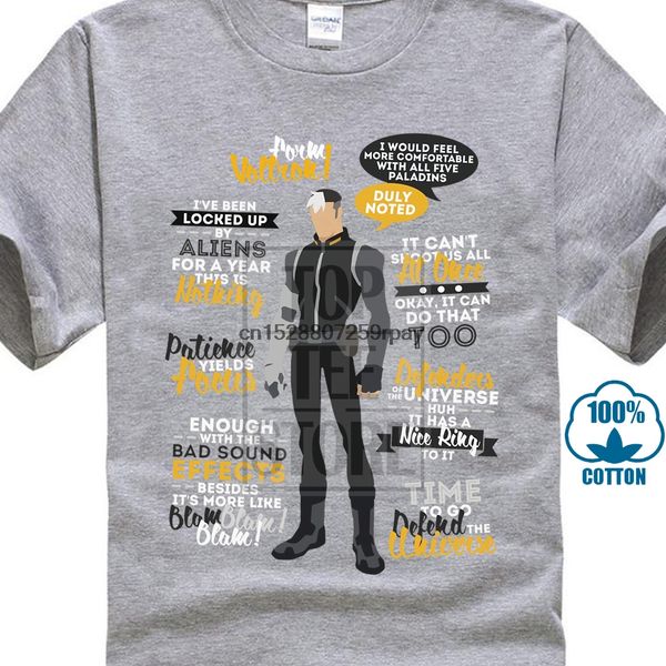

shiro voltron quotes men black tees tshirt clothing