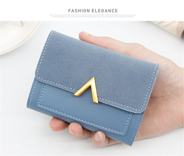 

handbags purses new simple lady wallet in short 3 fold handbag with wallets multi-function multi-card bag wallet fashion, Red;black
