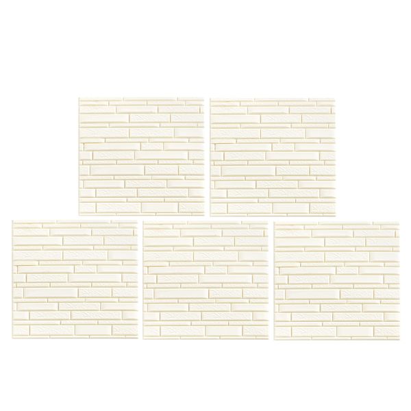 

5xself-клей 3d стена наклейка кирпичи стиль обои ппэ панель белый