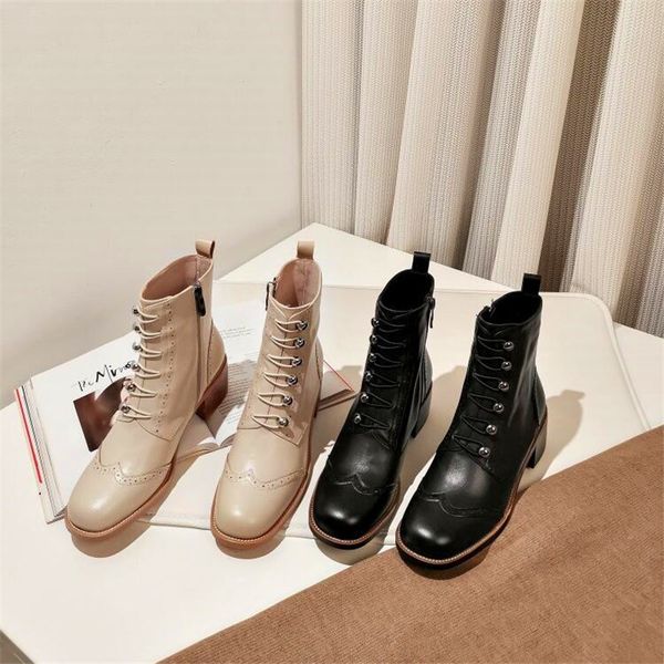 

metal breasted decorative round toe ladies high heels apricot black burnt high heels autumn and winter ladies formal boots
