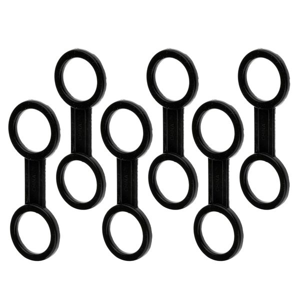 

6 pieces durable mask snorkel keeper scuba diving snorkeling snorkel holder retainer