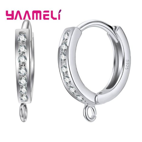 

yaameli элегантные чудесные 925 серебряные серьги для женщин блестящая aaacubic цирконий crystal подарки красивые anniversary gif, Golden