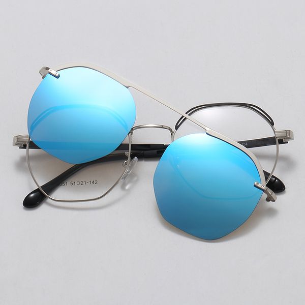 

sunglasses car driving night vision fishing camp retro magnetic clip on women men vintage polarized plastic lenses uv400 eyewear, White;black