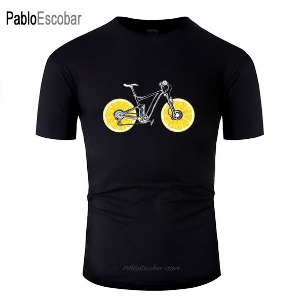 

new arrival anti-wrinkle lemon bike limited edition men t shirt woman classic tee shirt gents short sleeve quality