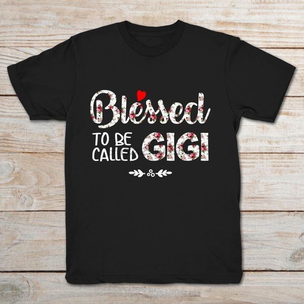 

blessed to be called gigi black t-shirt s-3xl