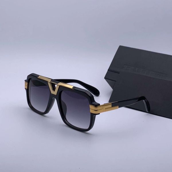 

legends square sunglasses 664 black frame with grey gradient lenses gafas de sol de mens sunglasses with box, White;black