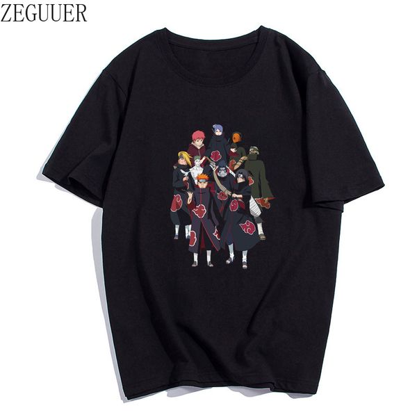 

акацуки hip hop tshirt человек саске наруто ешьте ramen мультфильм tshirt мода streetwear tshirt japanse аниме top тройники