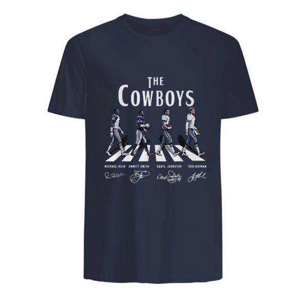 

the cowboys abbey road signatures t-shirt