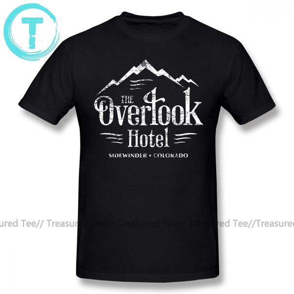 

stephen king t shirt the overlook l t shirt worn look t-shirt print funny tee shirt fashion cotton short-sleeve male tshirt