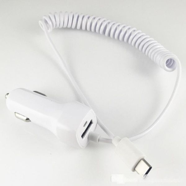 

2017 new stylish cable with usb 3.1 type c car charger 5v 2.1a for new macbook 12 inch nokia n1 samsung note 7 type-c charger