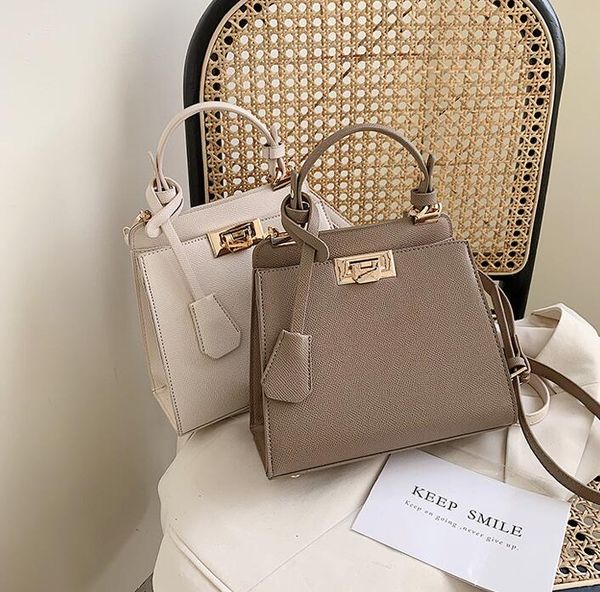 

female shoulder bags plain women small handbags hasp totes crossbody high quaity women bag