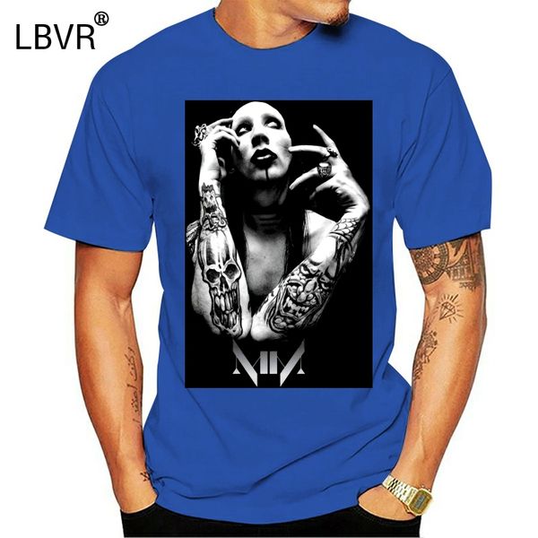 

marilyn manson t-shirt brand new 2020 music women ladies short sleeve t shirt