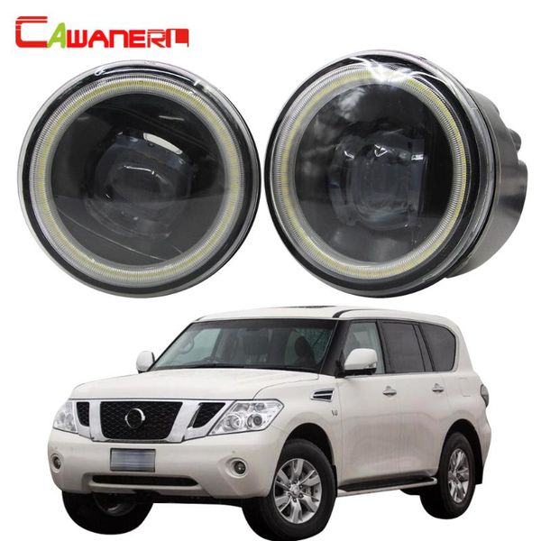 

cawanerl для 3 iii y62 автомобиля h11 led fog light angel eye drl дневного света 12v 2010 2011 2012 2013 2014 2020
