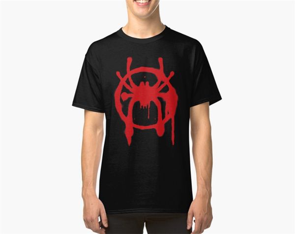 

into the spider-verse classic black t shirt, gift for menwomen. tee shirt