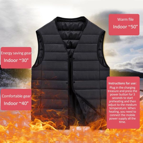 

men women outdoor usb infrared heating vest jacket winter flexible electric thermal clothing waistcoat colorful heating vest, Gray;blue