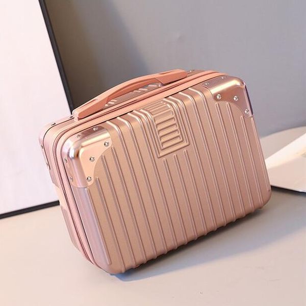 

2020 new style suitcase women small makeup bag light portable travel bag mini cute lady cosmetic handbags