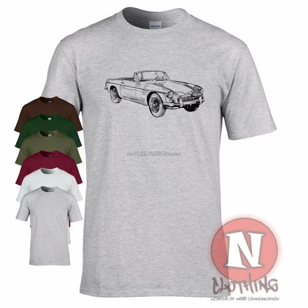 

mgb roadster mk1 classic british sports car motoring t-shirt retro track day