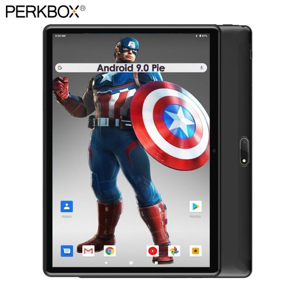 

global version 10 inch tablet 32gb emmc fast cpu dual cameras 5mp android 9 pie gps wifi bluetooth pad 64gb tf card gifts