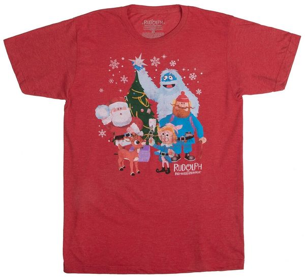 

rudolph shirt the red-nosed reindeer yukon christmas tv movie men medium-xl