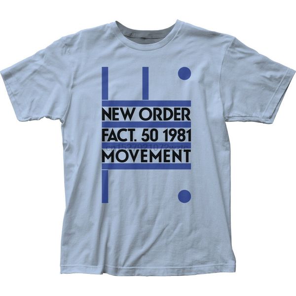 

new order fact. 50 1981 movement classic fitted t-shirt