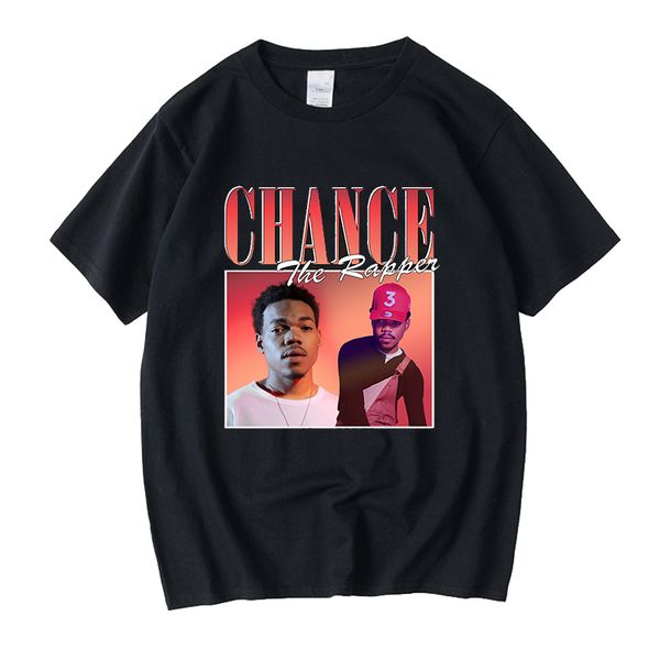 

chance the rapper 90s vintage black tshirt men t shirt casual retro graphic t shirts cotton t-shirt man woman tees