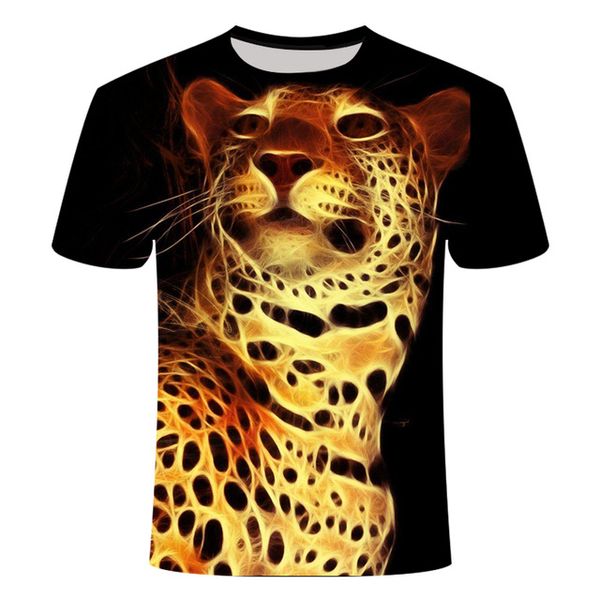 

animal lion camiseta 3d tiger 3d print shirts anime oversized hentai men clothing