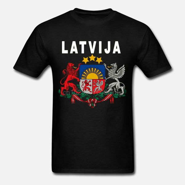 

latvian language national t-shirt - coat of arms for latvia