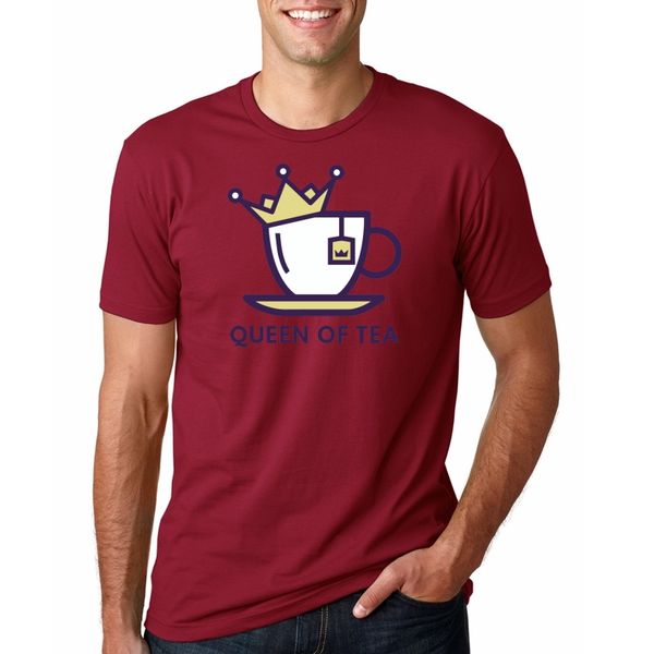 

queen of coffee funny t shirt men 2020 summer tee shirt men t-shirt
