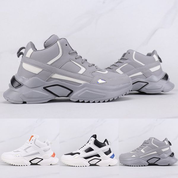 

2020 men platform casual running shoes dark gray low-outdoor jogging shoes autumn sneakers
