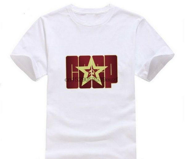 

cccp печатные футболки мужчины летняя мода россии футболка ussr советский союз tee прохладный повседневная футболка