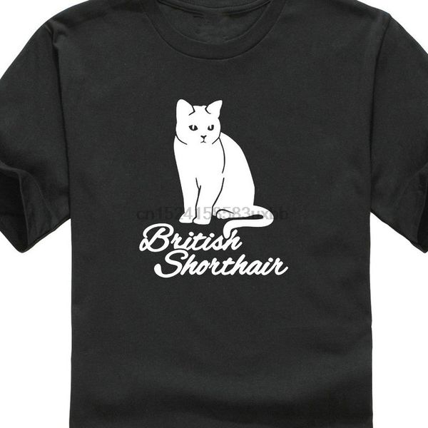 

t рубашка с коротким рукавом котировки graphic o-образным вырезом британская короткошерстная кошка тройники для мужчин geek family top tee